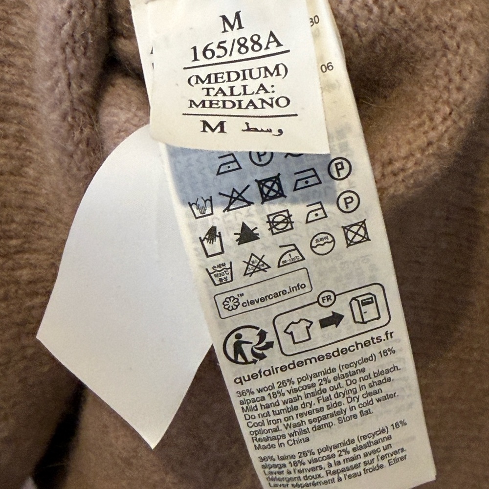 AllSaints Mauve Women's Sweater - Picture 3 of 4